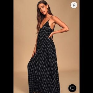 Yours Tule Black Floral Print Maxi Dress